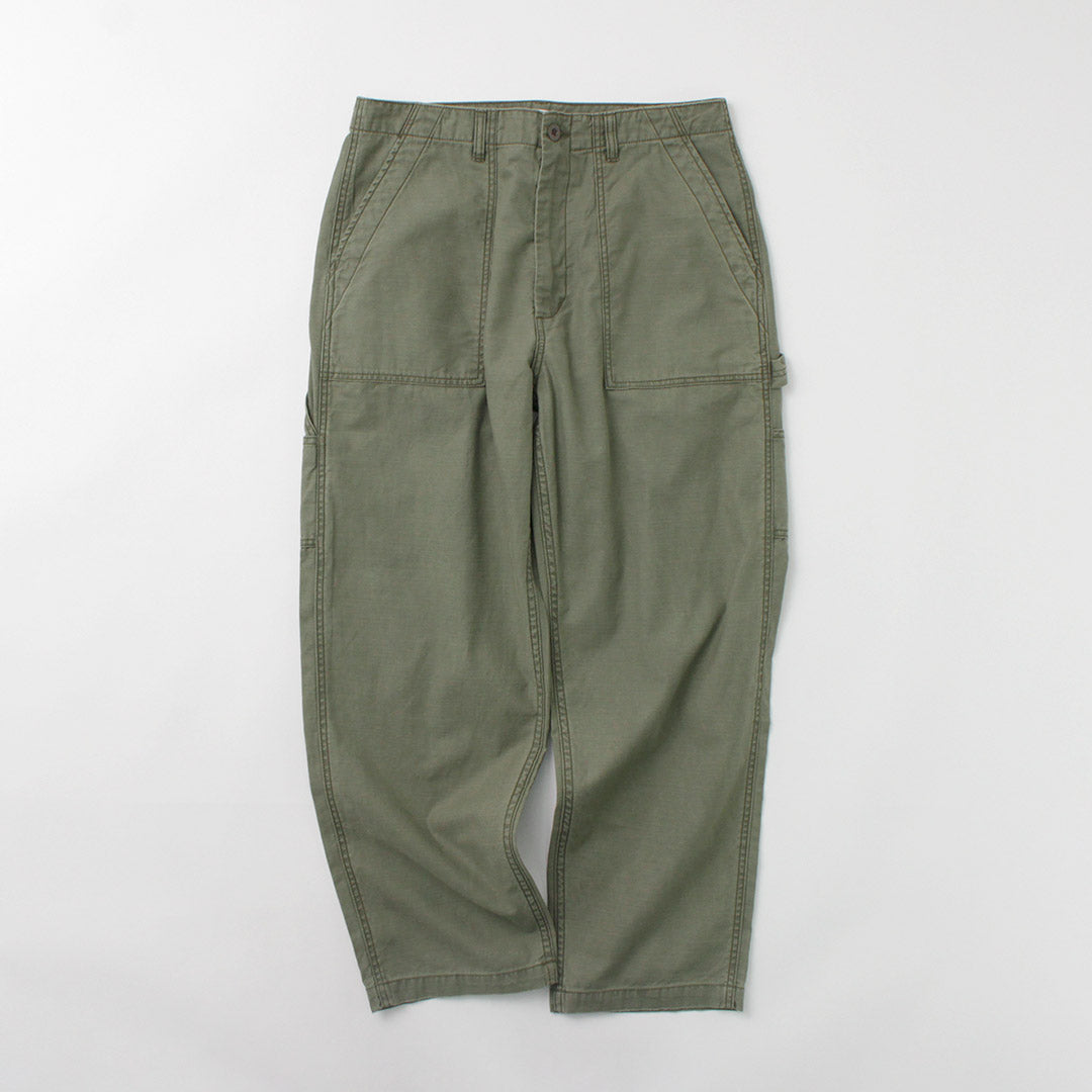 MELPLE（メイプル） カーペンター パンツ / ベイカー ファティーグ ペインター ボトムス メンズ バックサテン Carpenter Pants