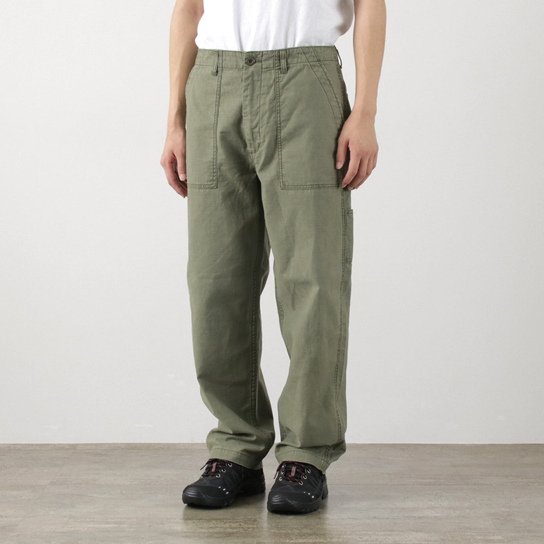 MELPLE（メイプル） カーペンター パンツ / ベイカー ファティーグ ペインター ボトムス メンズ バックサテン Carpenter Pants