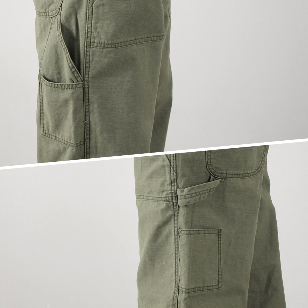 MELPLE（メイプル） カーペンター パンツ / ベイカー ファティーグ ペインター ボトムス メンズ バックサテン Carpenter Pants