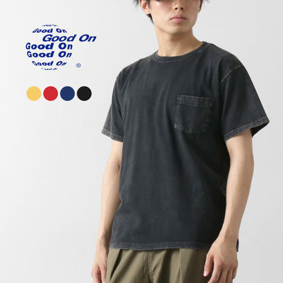 GOOD ON（グッドオン） ショートスリーブ ポケットTシャツ ヴィンテージダイ / メンズ トップス 半袖 綿 コットン 日本製 SS POCKET TEE VINTAGE DYE GOST0903 VD