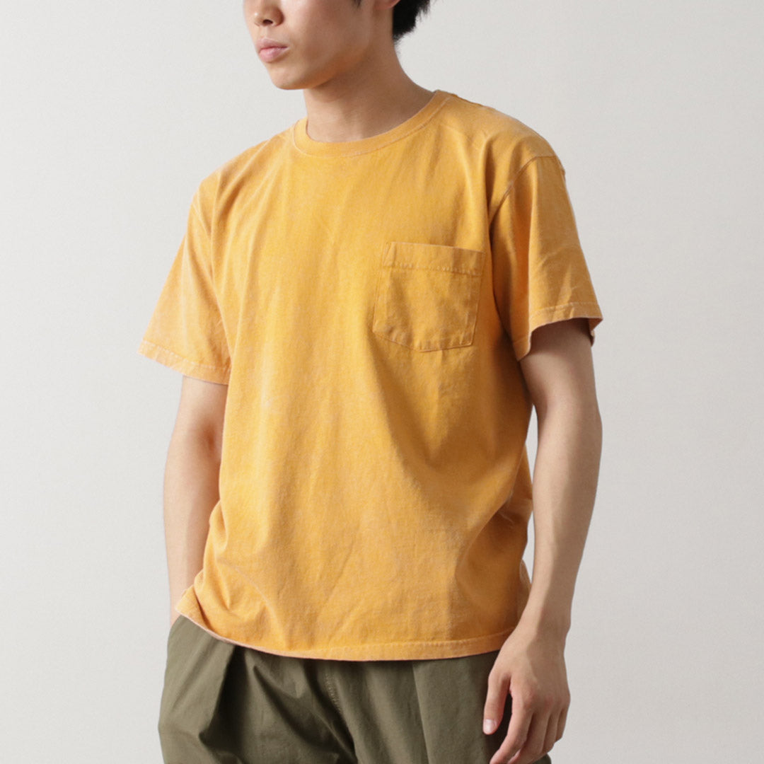 GOOD ON（グッドオン） ショートスリーブ ポケットTシャツ ヴィンテージダイ / メンズ トップス 半袖 綿 コットン 日本製 SS POCKET TEE VINTAGE DYE GOST0903 VD