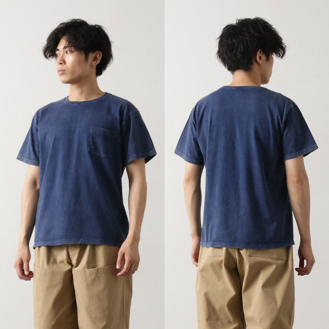 GOOD ON（グッドオン） ショートスリーブ ポケットTシャツ ヴィンテージダイ / メンズ トップス 半袖 綿 コットン 日本製 SS POCKET TEE VINTAGE DYE GOST0903 VD