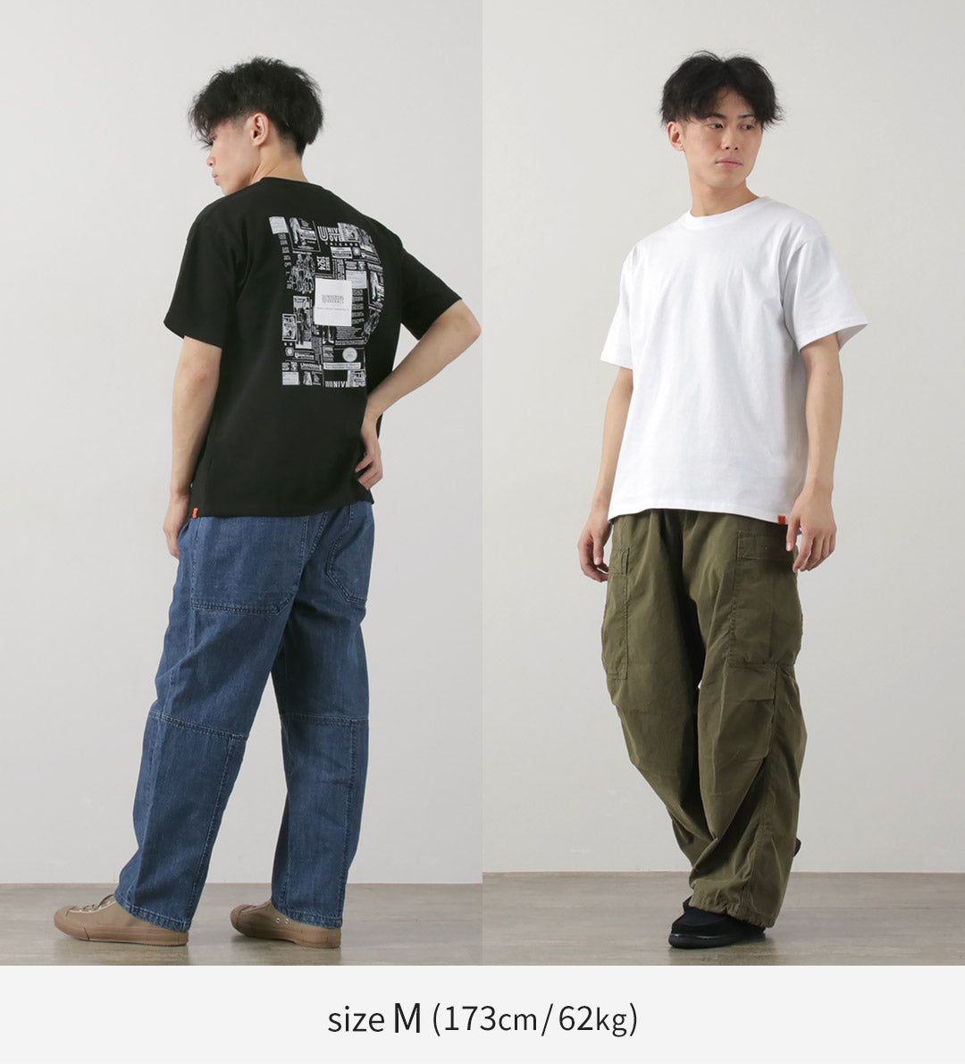 UNIVERSAL OVERALL（ユニバーサルオーバーオール） 100th バンダナTEE / メンズ レディース ユニセックス トップス Tシャツ 綿100 半袖 プリント