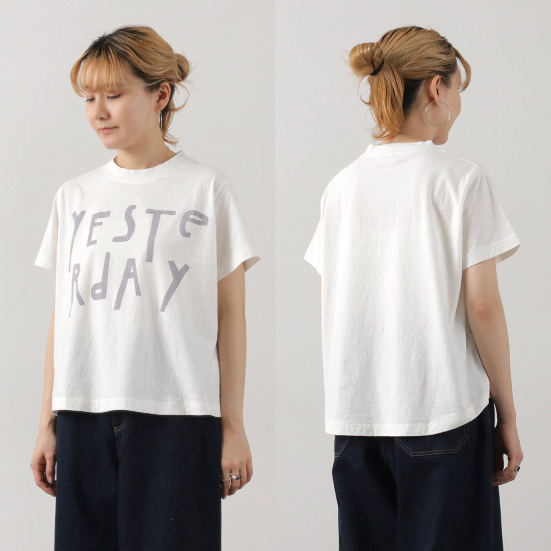 TUMUGU（ツムグ） ラフィ天竺 プリントTシャツ / レディース 半袖  綿100％ コットン 日本製