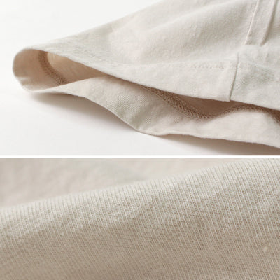 TUMUGU（ツムグ） ラフィ天竺 プリント ワイドTシャツ / レディース 半袖 5分袖 綿100％ コットン 日本製
