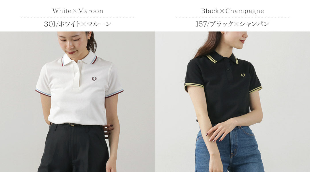 FRED PERRY（フレッドペリー） G12 TWIN TIPPED フレッドペリーシャツ / レディース トップス ポロシャツ 半袖 G12_TWIN TIPPED FRED PERRY SHIRT