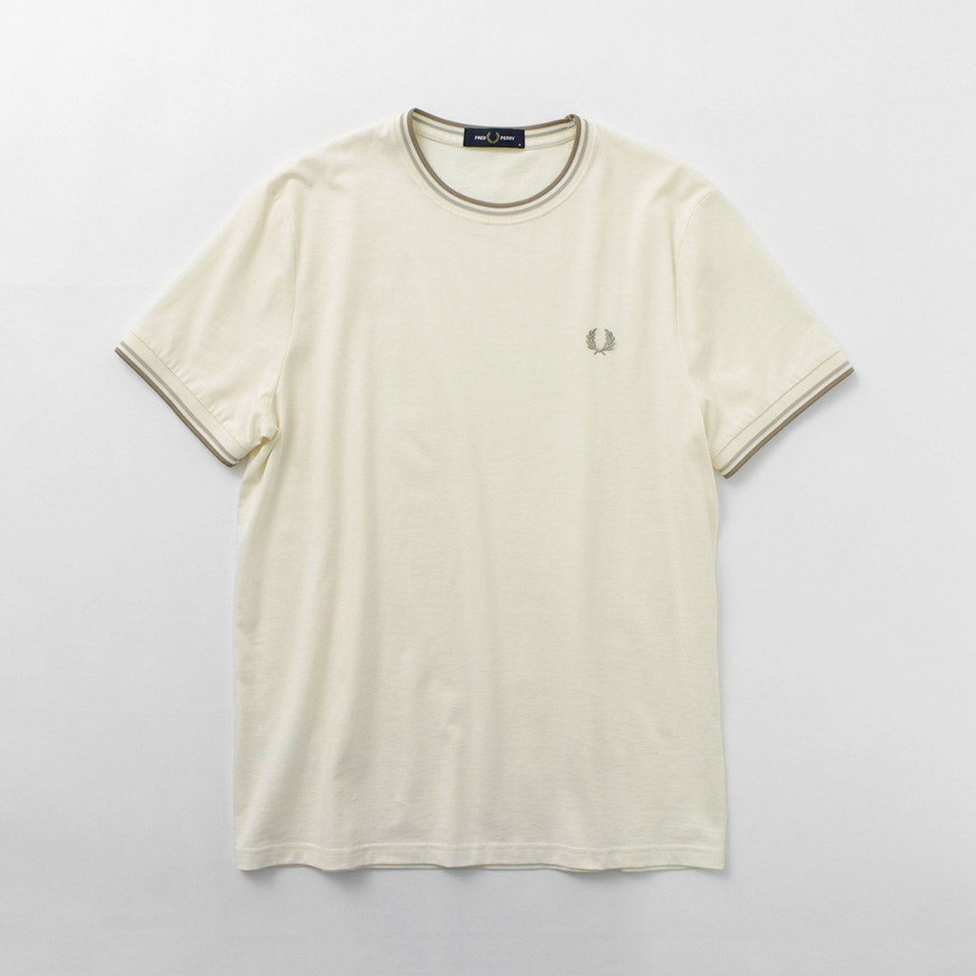 FRED PERRY（フレッドペリー） M1588 TWIN TIPPED Tシャツ｜ROCOCO ONLINE STORE