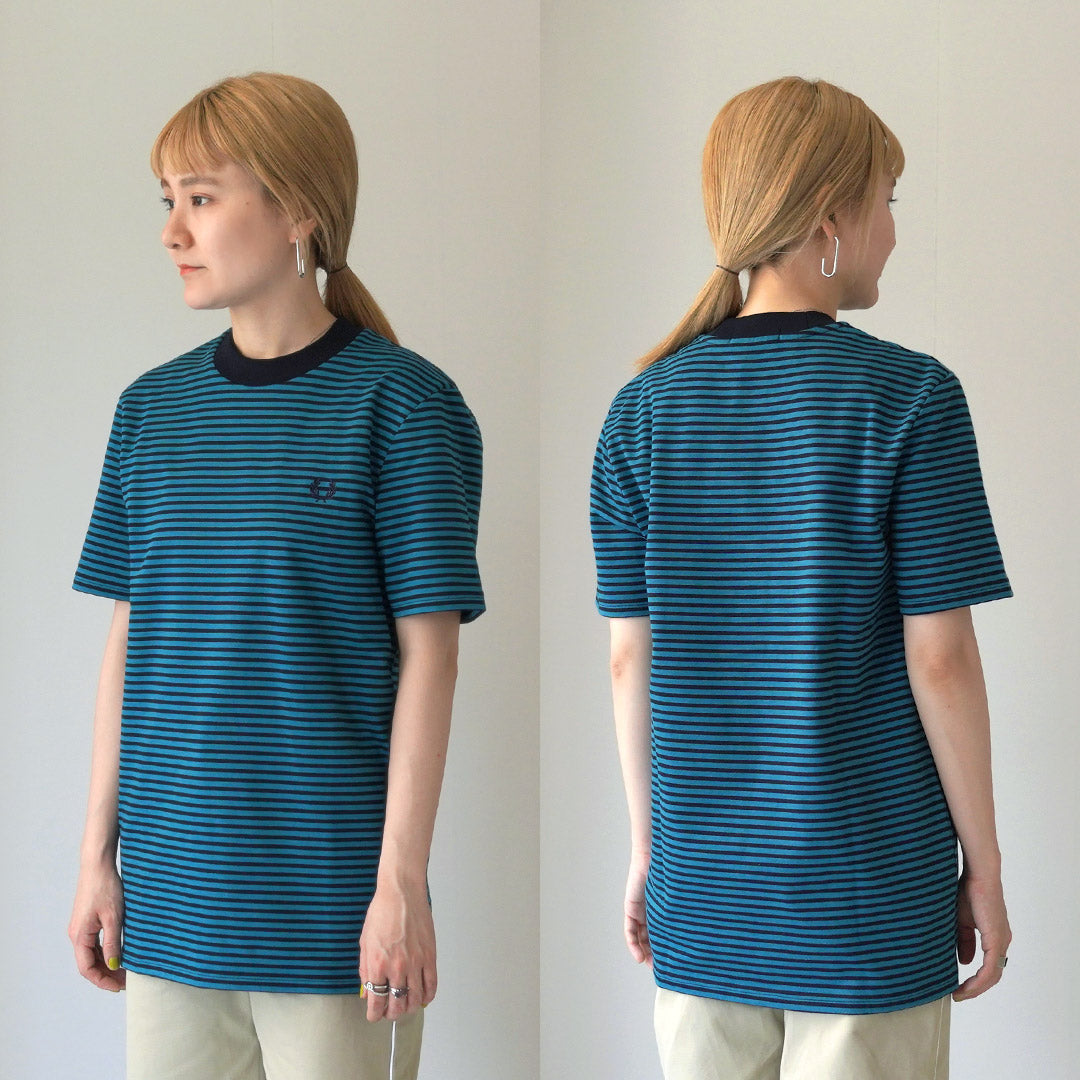 FRED PERRY（フレッドペリー） M6581 ファインストライプ ヘビーウェイト TEE