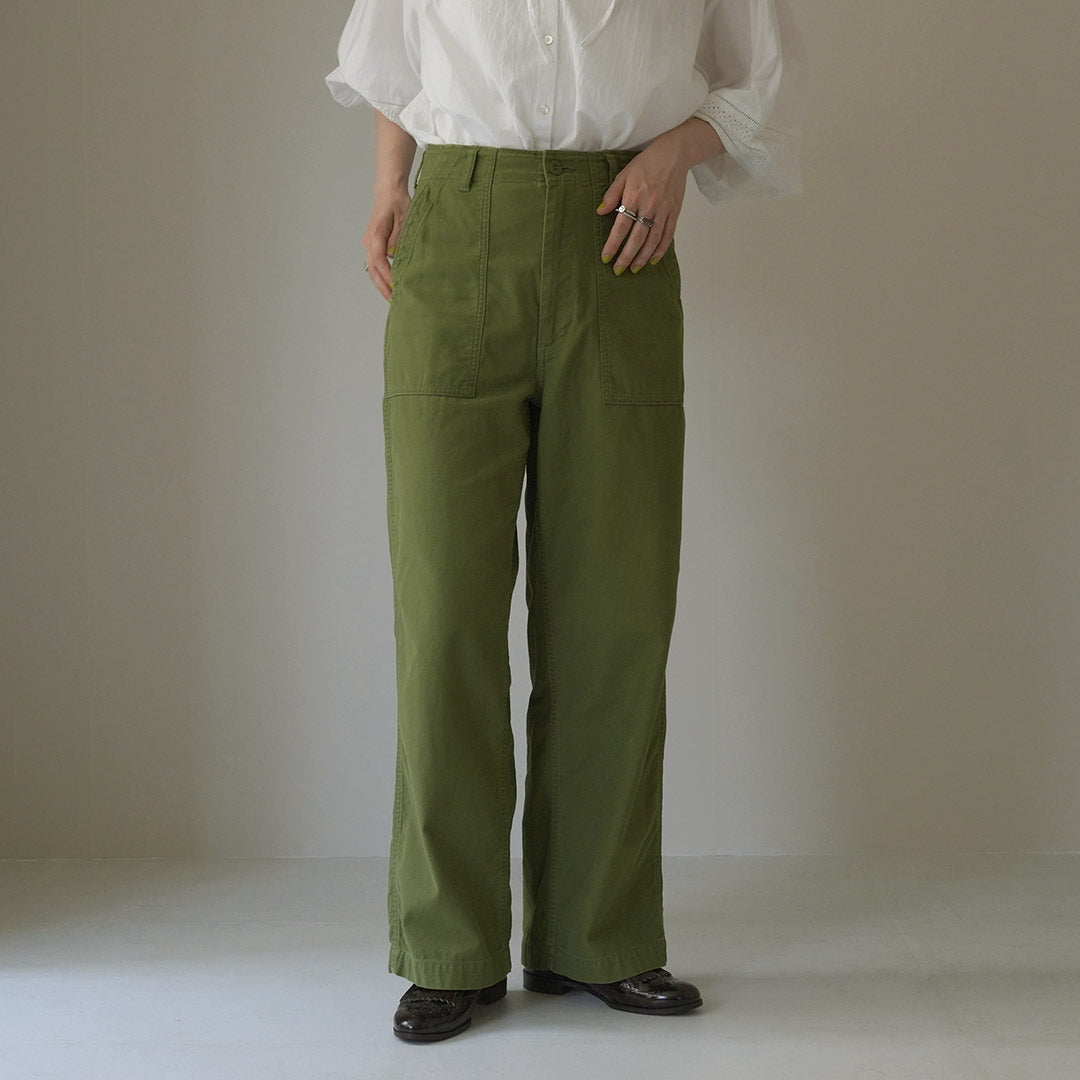 SHINZONE（シンゾーン） ウォッシュド ベイカーパンツ / レディース ボトムス ベイカー ワークパンツ 綿100 日本製 WASHED BAKER PANTS 24MMSPA03