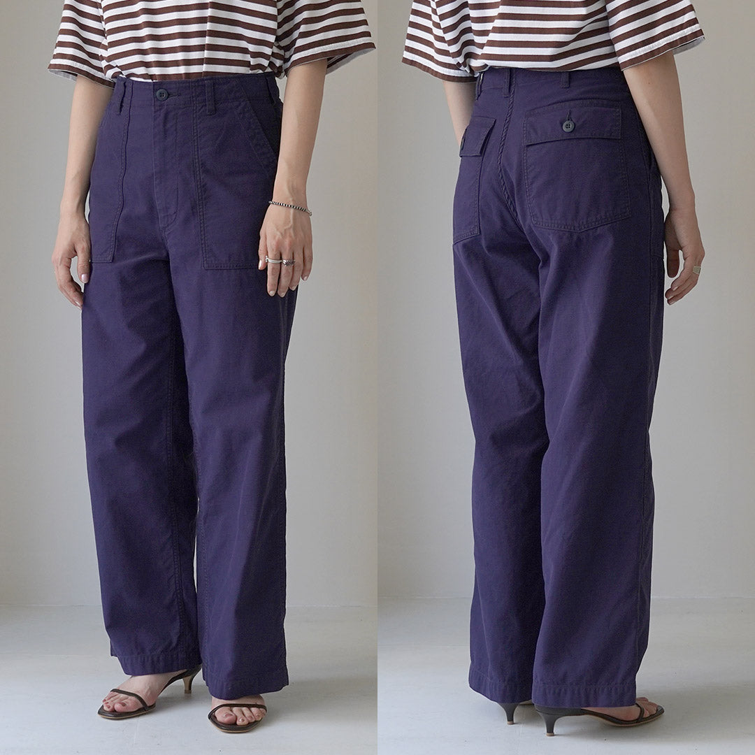 SHINZONE（シンゾーン） ウォッシュド ベイカーパンツ / レディース ボトムス ベイカー ワークパンツ 綿100 日本製 WASHED BAKER PANTS 24MMSPA03