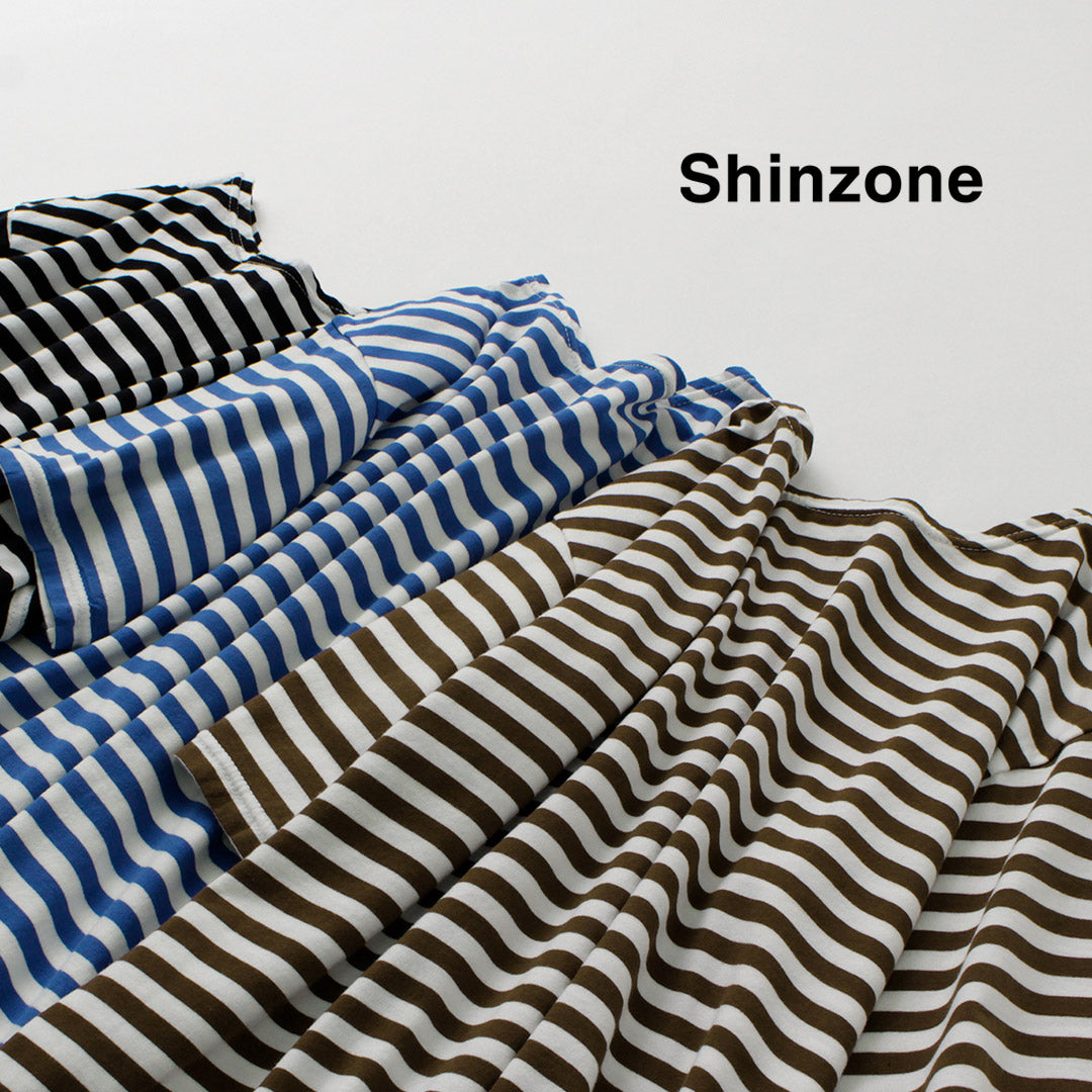 SHINZONE（シンゾーン） ハーフ マリンボーダー TEE