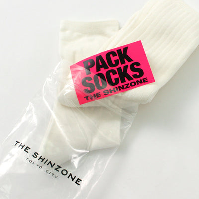 SHINZONE（シンゾーン） PACK SOCKS /  靴下 ソックス リブ レディース 2足組 2足入り セット 日本製 21SMSIT01