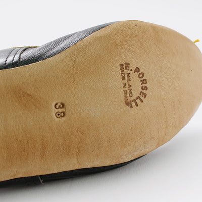PORSELLI（ポルセリ） バレエシューズ/ソリッド / レディース 靴 パンプス フラットシューズ ナッパレザー イタリア製 ラウンドトゥ リボン