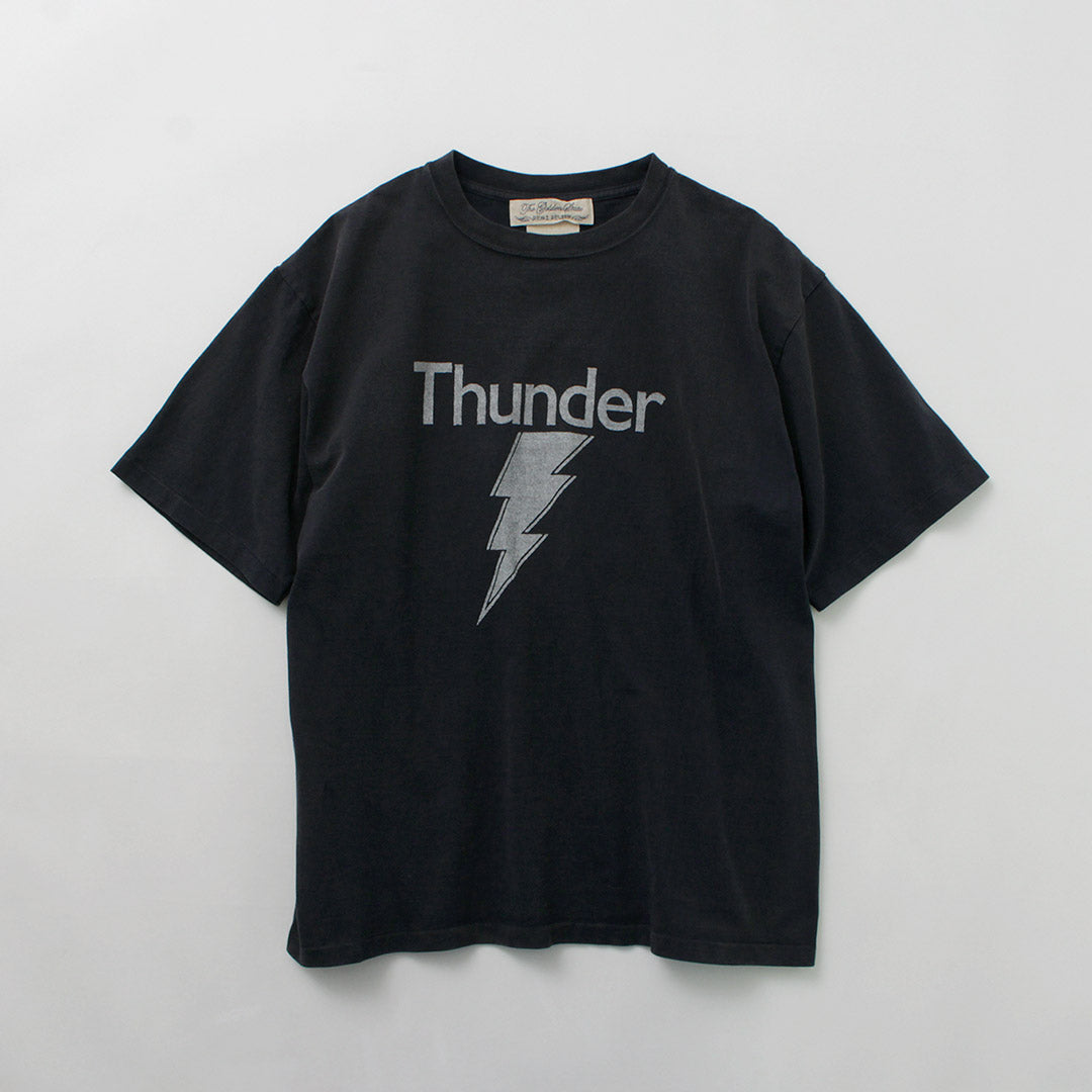 REMI RELIEF（レミレリーフ） NEW加工丸胴天竺T(Thunder) / Tシャツ メンズ 半袖 プリント スペシャル加工 日本製