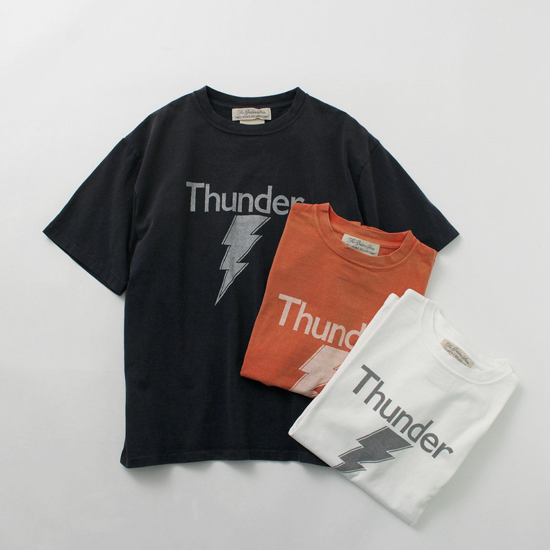 REMI RELIEF（レミレリーフ） NEW加工丸胴天竺T(Thunder) / Tシャツ メンズ 半袖 プリント スペシャル加工 日本製