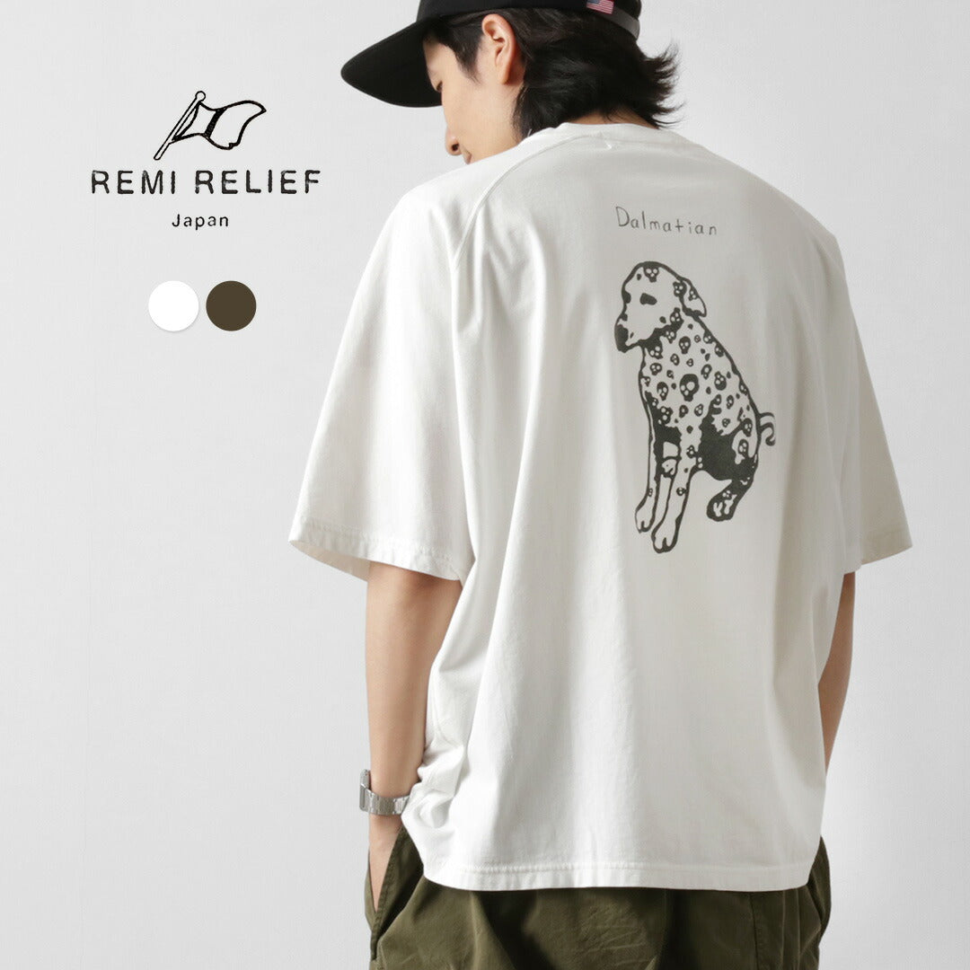 REMI RELIEF（レミレリーフ） ノンストレスSP加工25/-天竺T(dog)