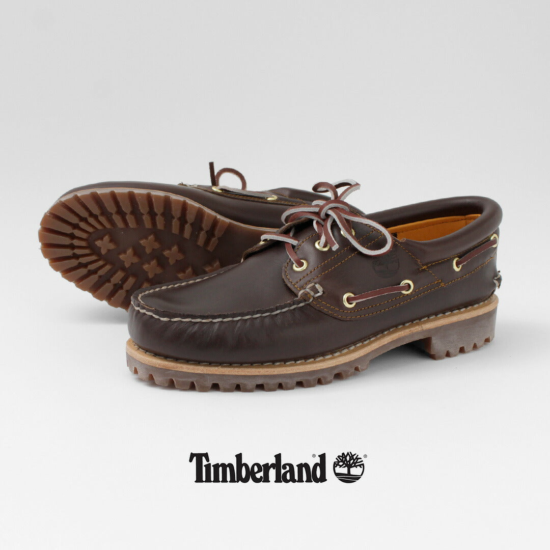 TIMBERLAND（ティンバーランド） オーセンティック スリーアイ クラシックラグ / メンズ モカシン ボートシューズ デッキシューズ 革靴  Authentics 3 eye classic lug｜ROCOCO ONLINE STORE