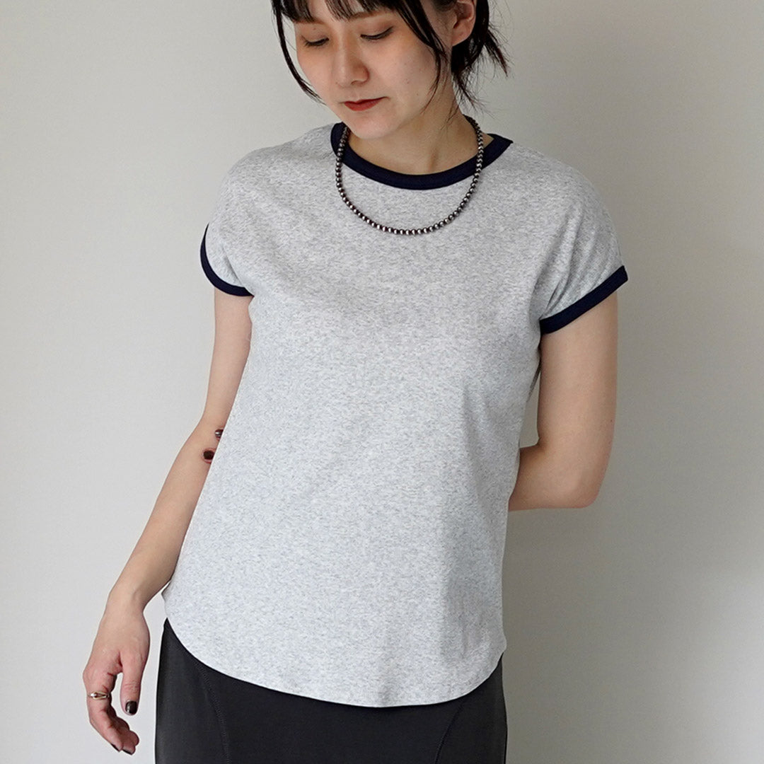 YENN（イェン） ショートスリーブ リブ 半袖 Tシャツ / レディース