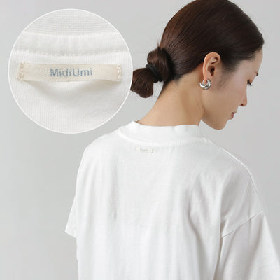 MIDIUMI（ミディウミ） パックTEE H/S / レディース Tシャツ 半袖 無地 2枚入り 綿100 コットン