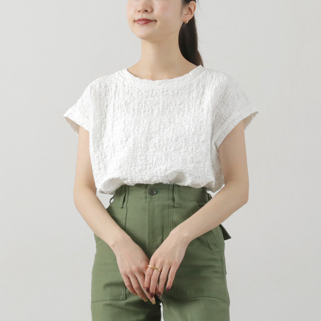 mizuiro ind（ミズイロインド） ラッセル ニット フレンチ