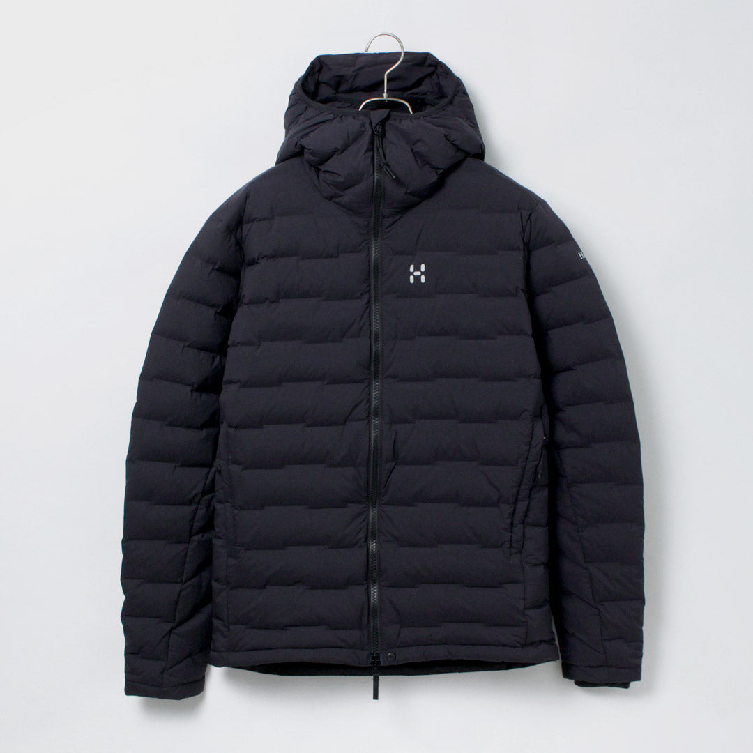 HAGLOFS（ホグロフス） スピッツ ダウン フード ジャケット / メンズ アウター 撥水 登山 クライミング Spitz Down Hood  Men｜ROCOCO ONLINE STORE