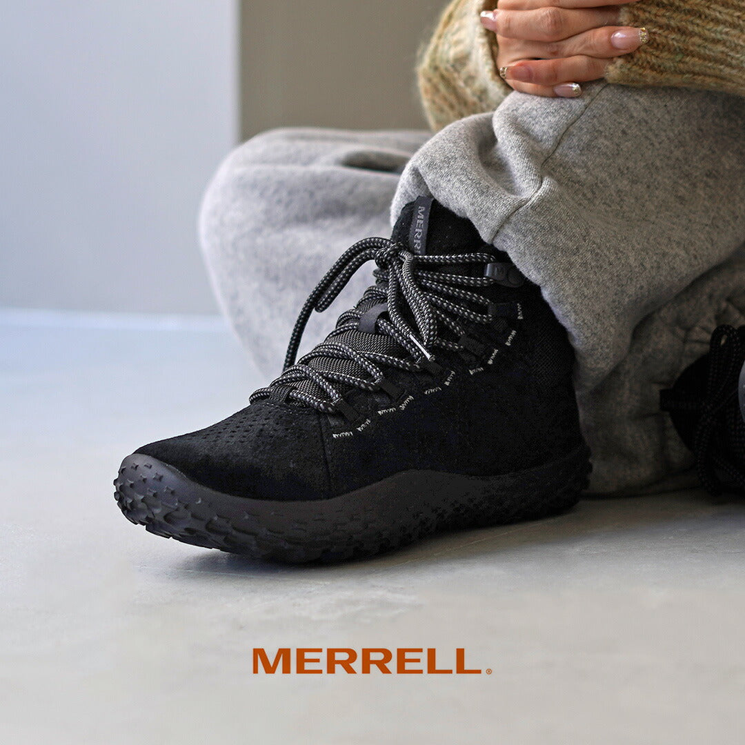 MERRELL（メレル） ラプト ミッド ウォータープルーフ ウィメンズ / レディース シューズ ベアフット ハイキングシューズ 透湿 防水 靴 WRAPT MID WATERPROOF