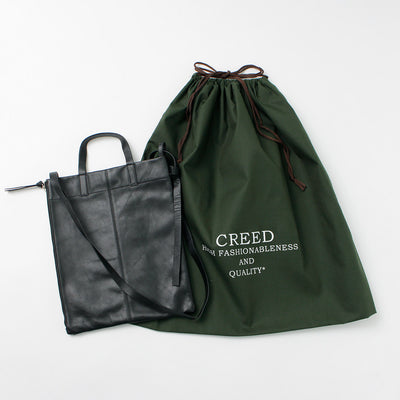 CREED（クリード） 2Way トート / メンズ レディース ユニセックス バッグ 鞄 ショルダー レザーバッグ 牛革