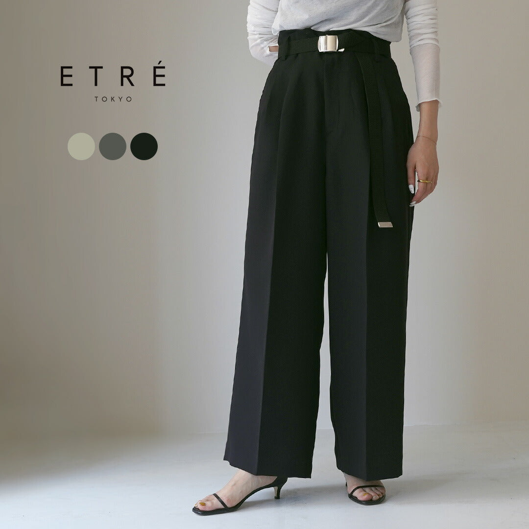 ETRE TOKYO ハイウエストタックパンツ（ETRE TOKYO - ETRE TOKYO