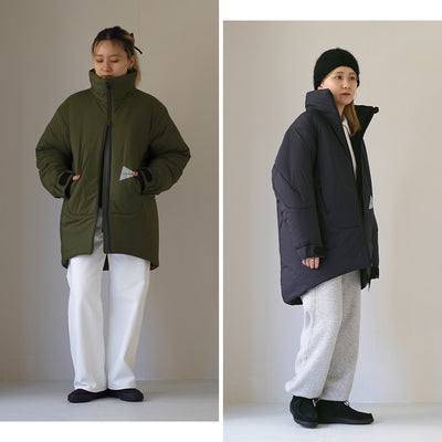 AND WANDER（アンドワンダー） トップ フリース コート (W) / レディース 冬 防寒 撥水 人工羽毛 アウター アウトドア top fleece coat