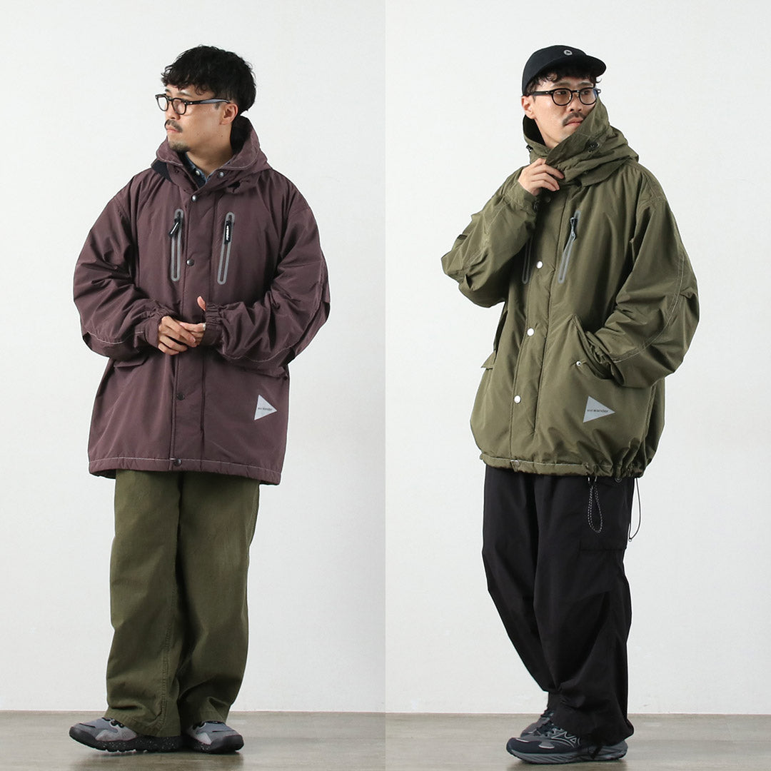 AND WANDER（アンドワンダー） フィッシュテール オクタ コート