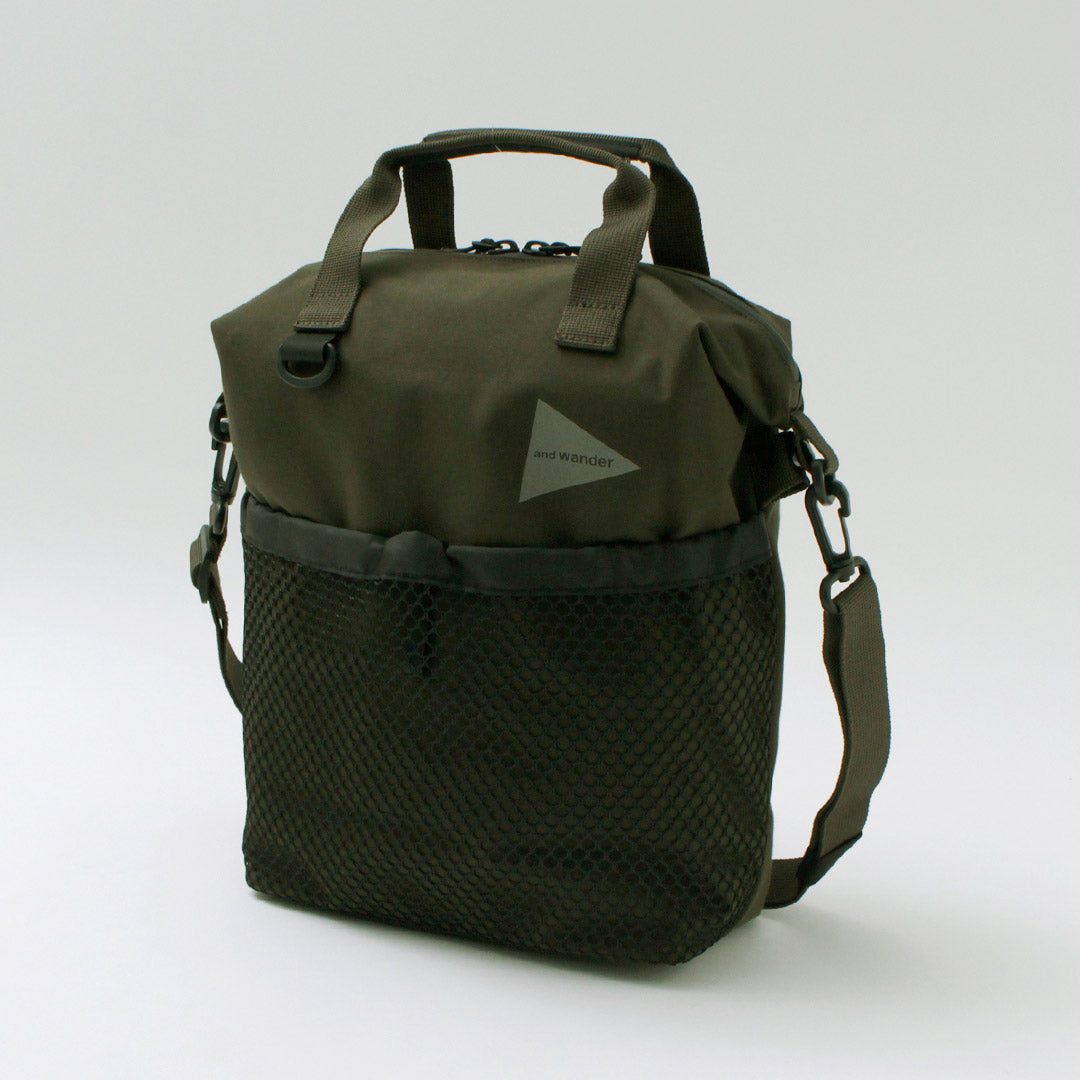 AND WANDER（アンドワンダー） PE/CO 2way バッグ / ショルダー ハンドバッグ 鞄 防水 2WAY A4 レジャー アウトドア PE/CO 2way bag