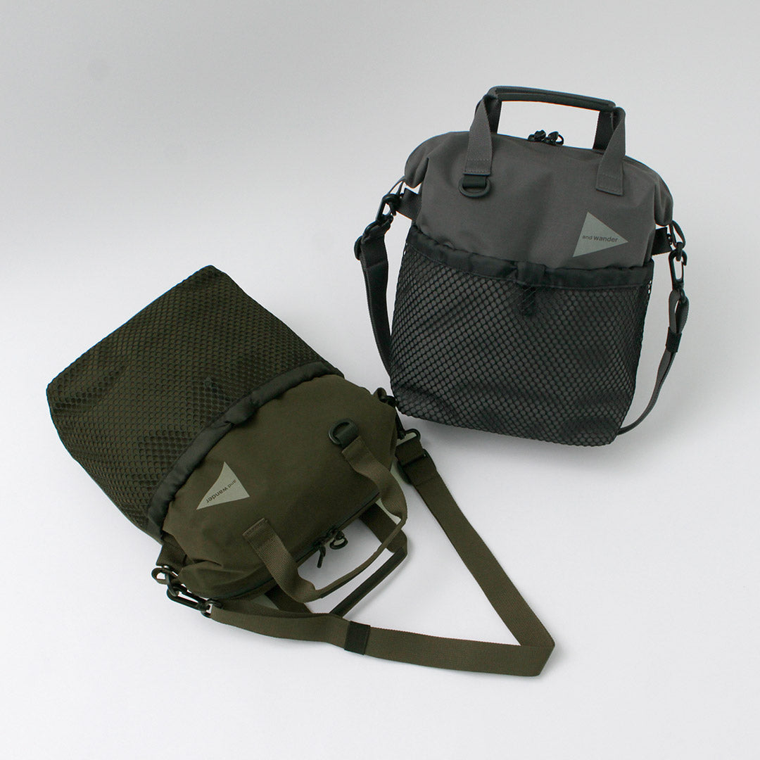 AND WANDER（アンドワンダー） PE/CO 2way バッグ / ショルダー ハンドバッグ 鞄 防水 2WAY A4 レジャー アウトドア PE/CO 2way bag