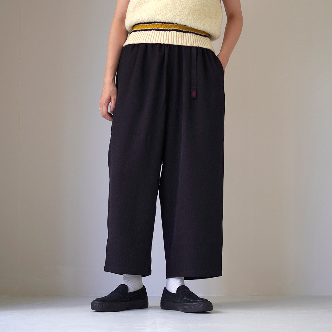 Gramicci（グラミチ） ウールライク バルーン パンツ / レディース ワイドパンツ クロップド丈 日本限定 Wool Like Baloon Pants