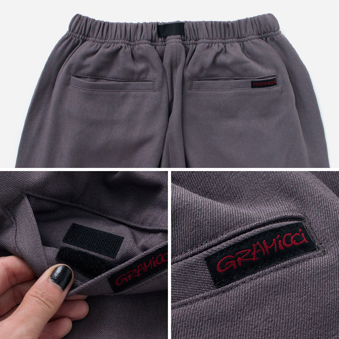 Gramicci（グラミチ） ウールライク バルーン パンツ / レディース ワイドパンツ クロップド丈 日本限定 Wool Like Baloon Pants