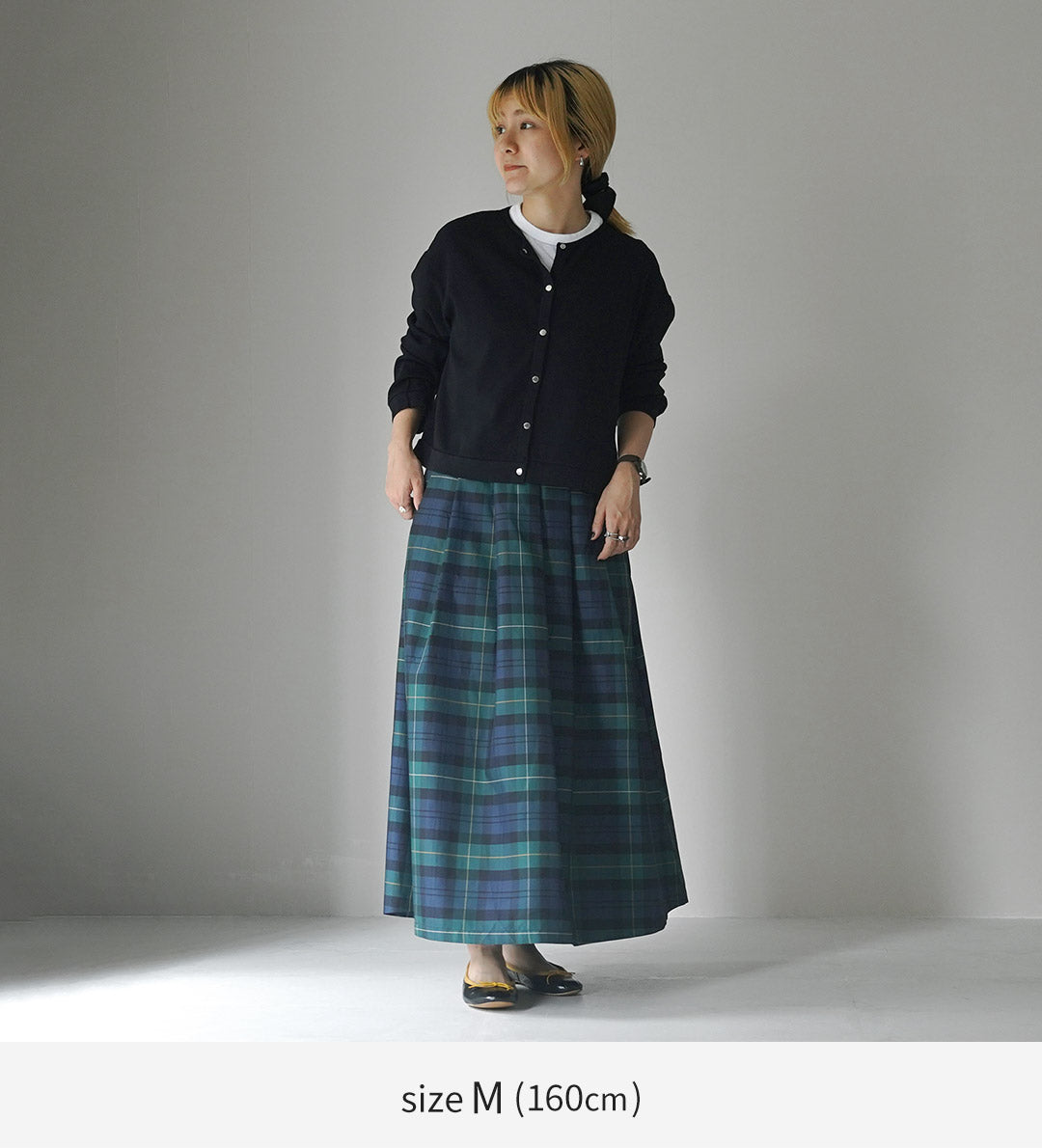 KELEN（ケレン） FELINA チェック Aライン スカート / フレア ロング 柄 ボトムス レディース CHECK A LINE SKIRT