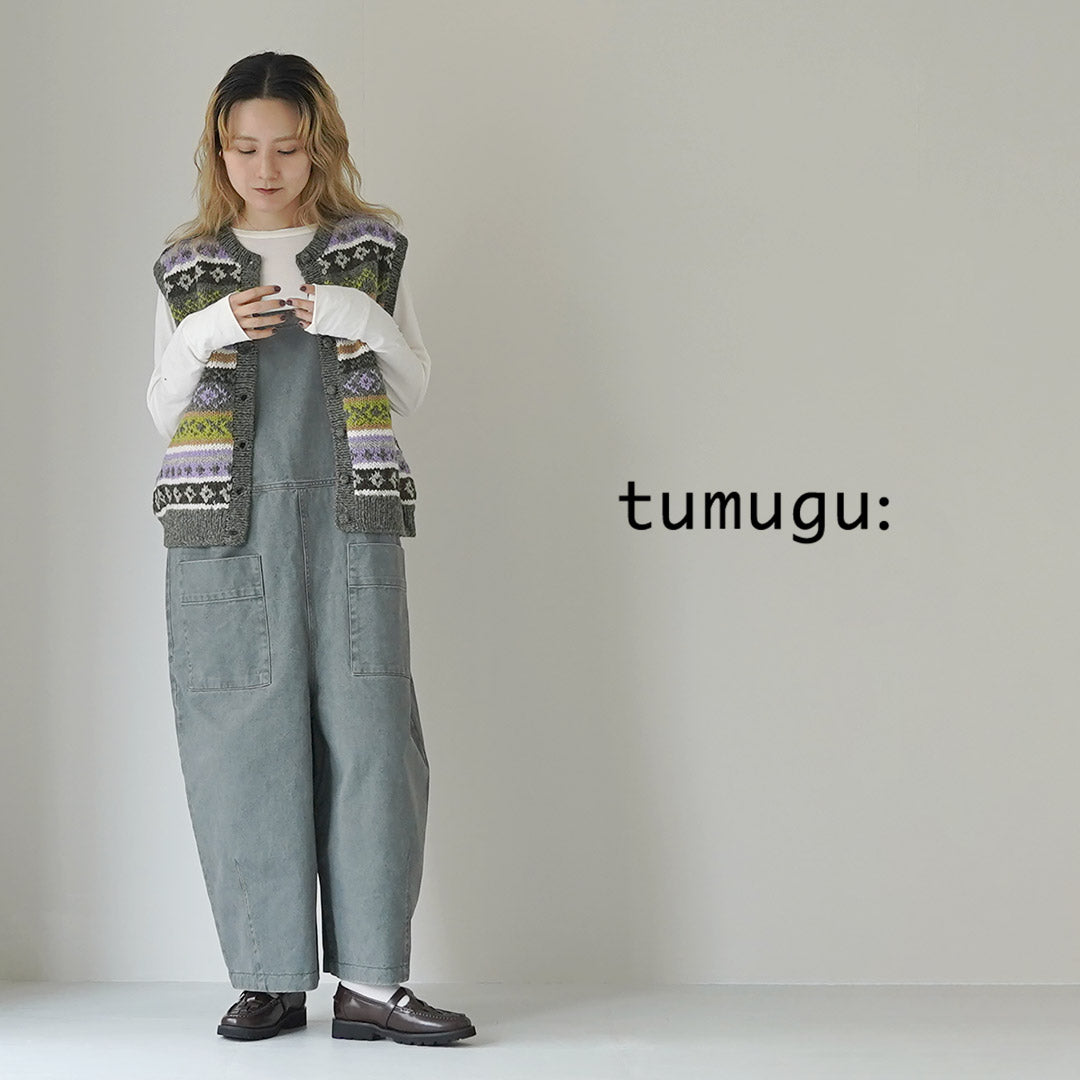 TUMUGU（ツムグ） ロービング ウールジャガード ベスト