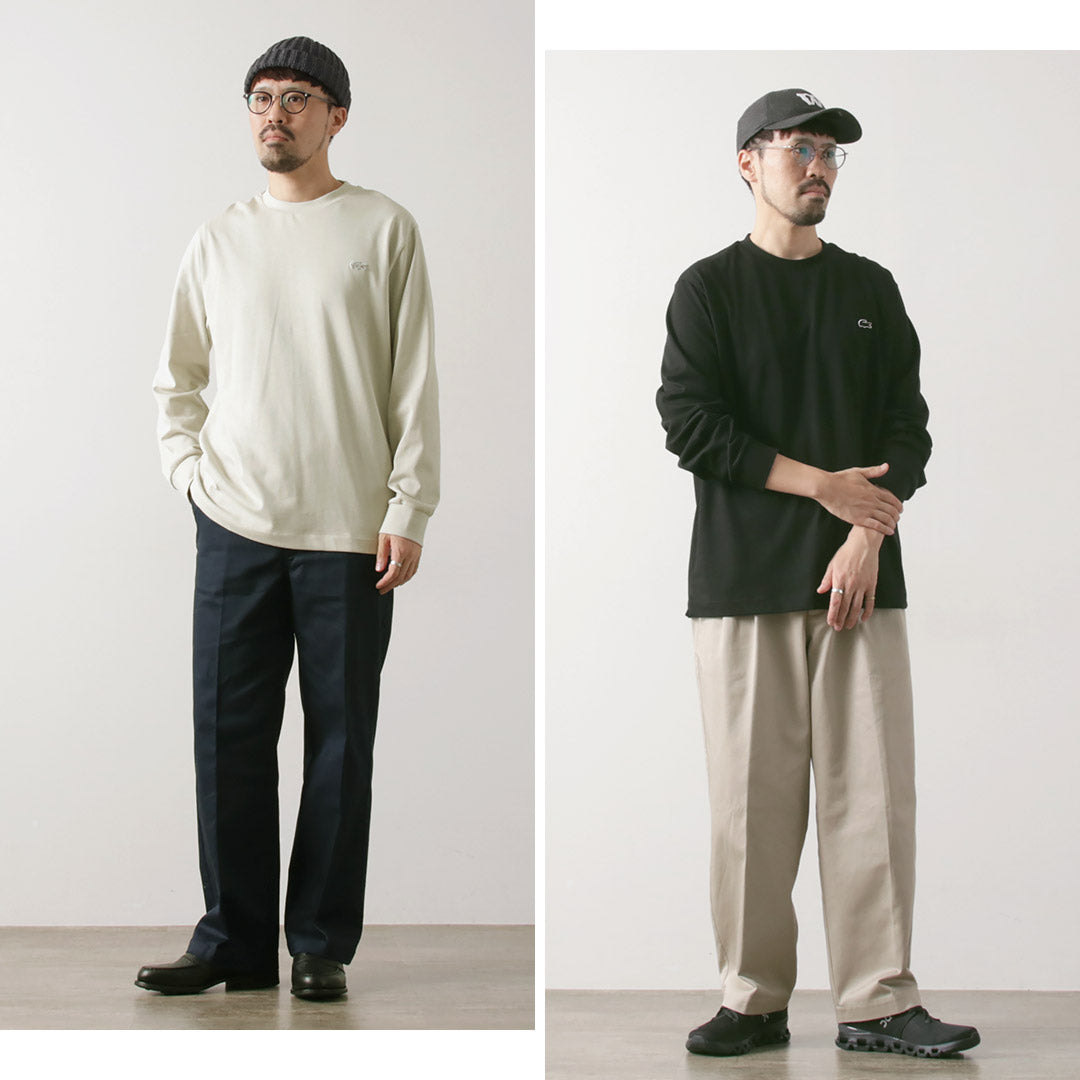 LACOSTE（ラコステ） ベーシック ロングスリーブTシャツ / メンズ トップス ロンT カットソー 長袖 クロックエンブレム