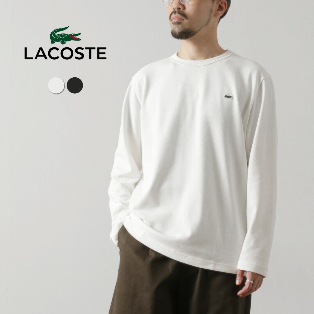 LACOSTE（ラコステ） クラシックフィット ピケ ロングスリーブTシャツ / 長袖 メンズ 無地 ロンT カットソー｜ROCOCO ONLINE  STORE