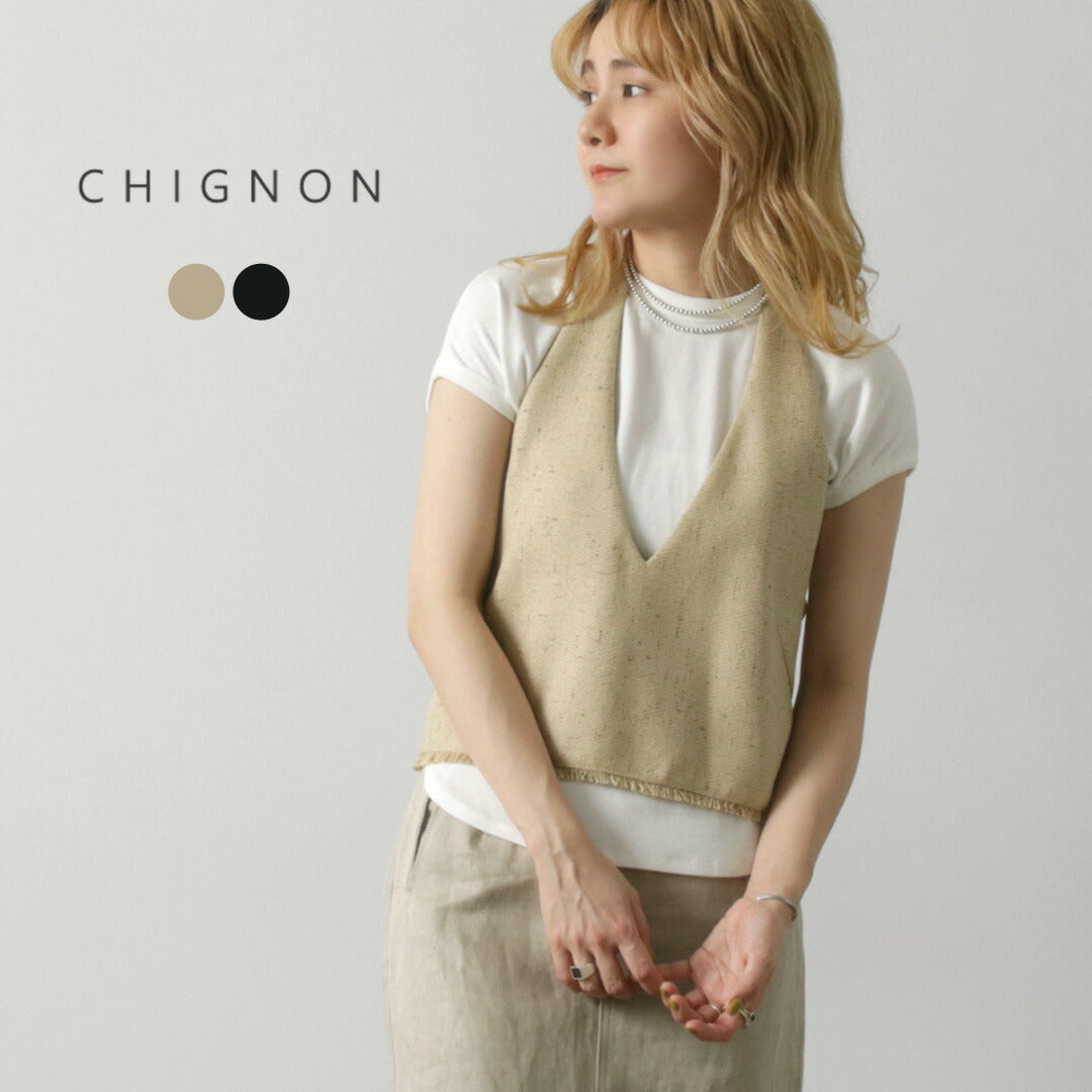 CHIGNON（シニヨン） ホルターネックベスト｜ROCOCO ONLINE STORE