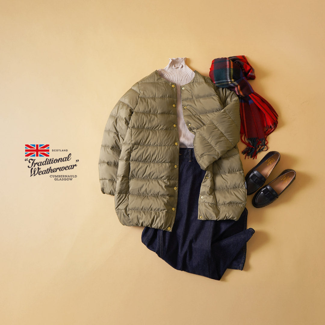 TRADITIONAL WEATHERWEAR（トラディショナル ウェザーウェア） ARKLEY アークリー パッカブル ロング ダウンジャケット