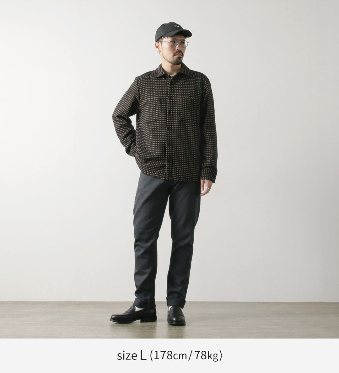 WAX LONDON（ワックスロンドン） ホワイティング オーバーシャツ / メンズ ジャケット シャツ ライトアウター  WHITING OVER SHIRT