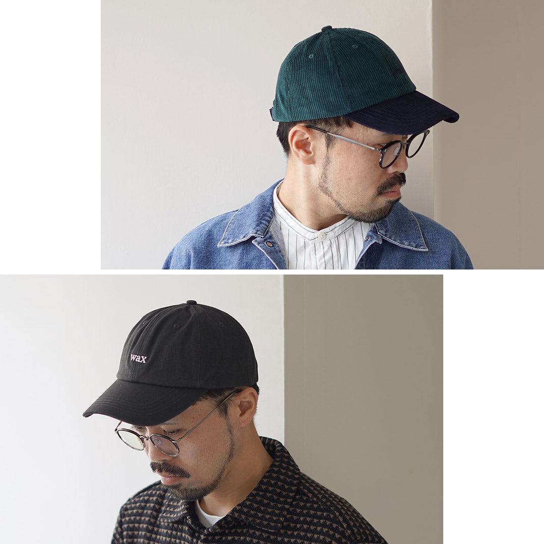 WAX LONDON（ワックスロンドン） スポーツキャップ / 帽子 ボールキャップ コーデュロイ コットン ロゴ メンズ Sports Cap