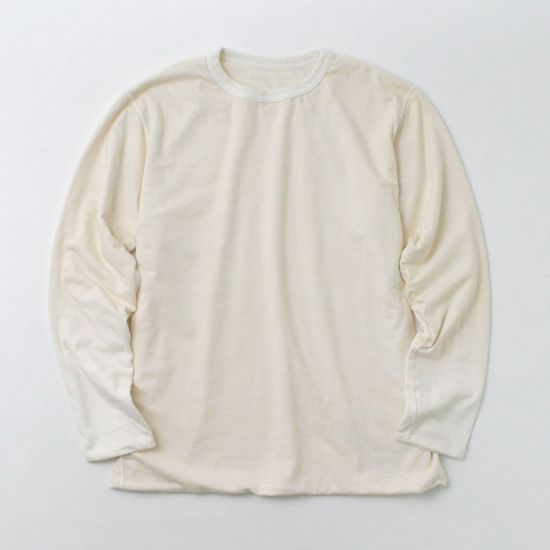 GOOD ON（グッドオン） リバーシブル ボーダー ロングスリーブ クルーTシャツ GOLT2407 / ロンT 長袖 綿100 コットン  REVERSIBLE BORDER LS CREW TEE｜ROCOCO ONLINE STORE