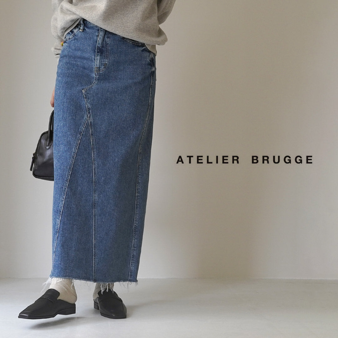 ATELIER BRUGGE（アトリエブルージュ） ソフトローファー ミュール シープレザー / レディース シューズ ローファー つっかけ オフィス 本革 羊革 日本製