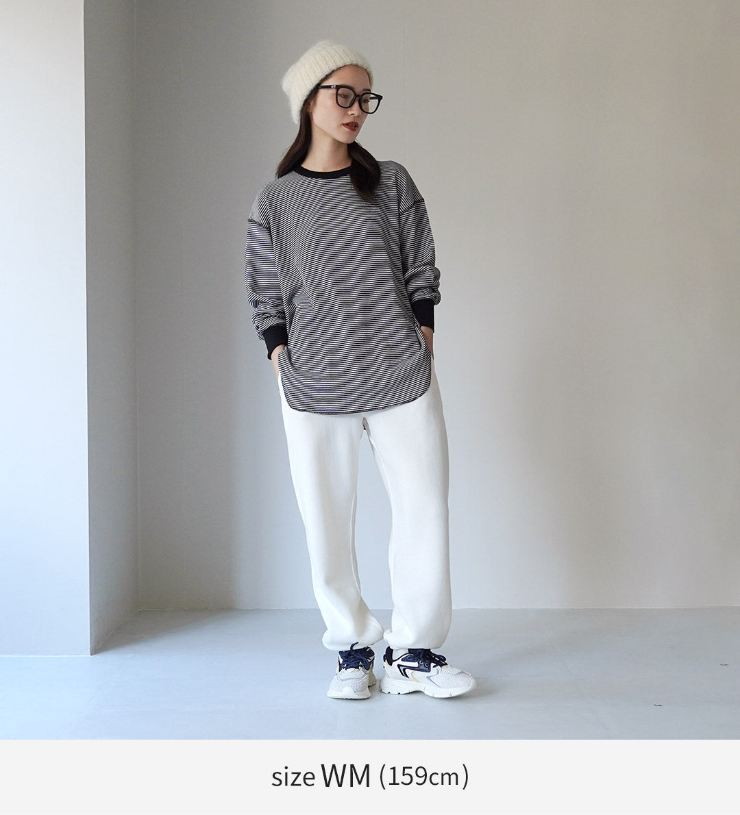 HEALTHKNIT（ヘルスニット） ベーシックワッフル ラウンドヘム クルーネック W / Tシャツ レディース ロンT カットソー トップス 長袖 Basic Waffle Hem Round Crewneck L/S