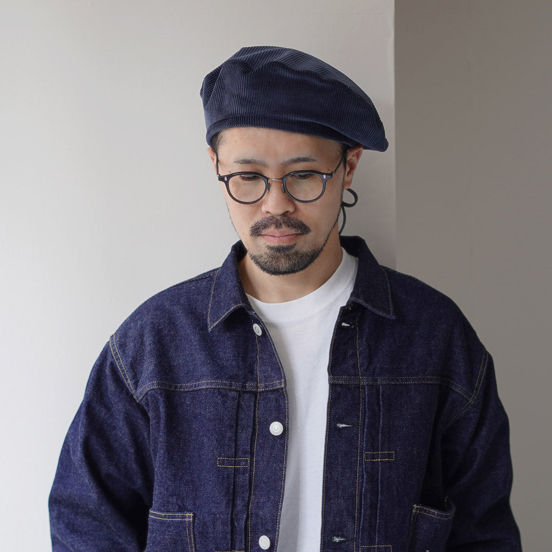 HICOSAKA（ヒコサカ） コーデュロイ ベレー / メンズ レディース 帽子 コットン 日本製 サイズ調整可 Corduroy Beret