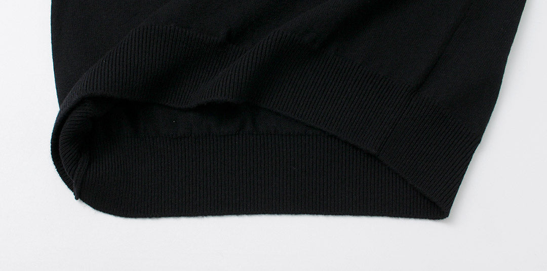 YONETOMI NEW BASIC（ヨネトミニューベーシック） リジッド カシミア ニット プルオーバー ガーメントダイ