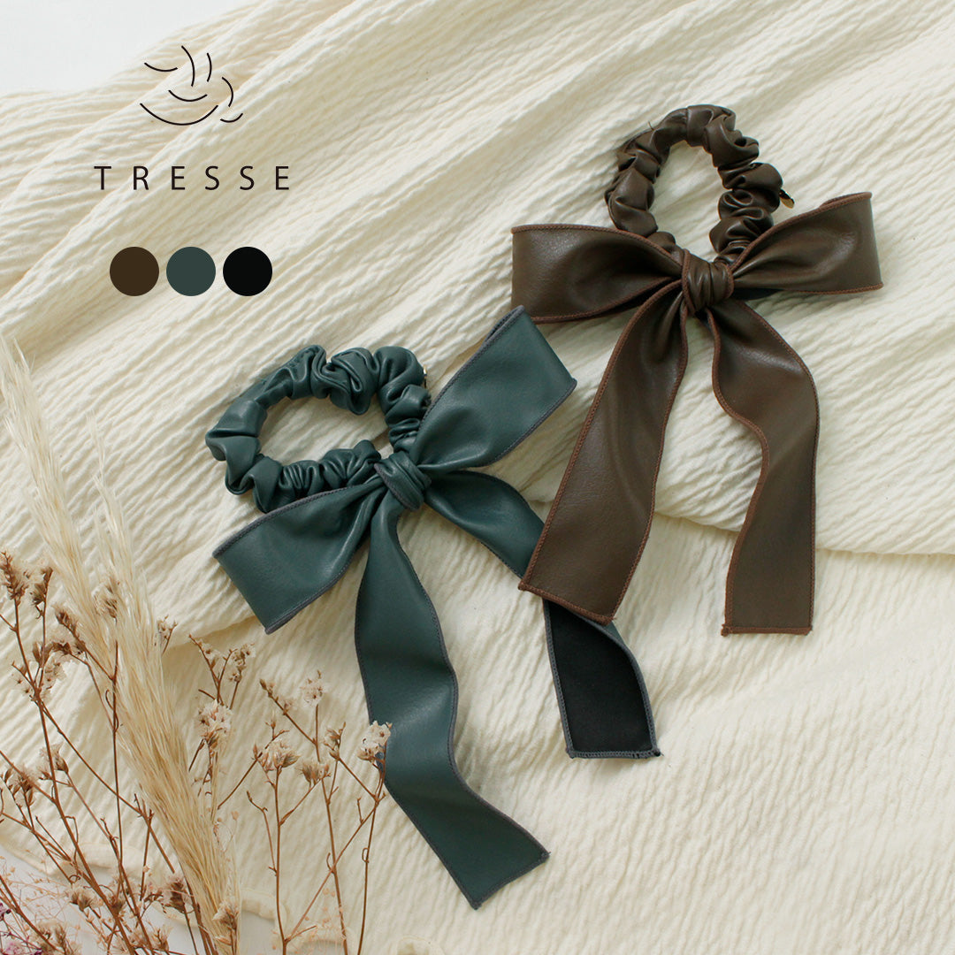 TRESSE（トレス） LOLA リボンシュシュ / レディース ヘアゴム ヘアアクセサリー 無地 LOLA ribbon chouchou｜ROCOCO  ONLINE STORE