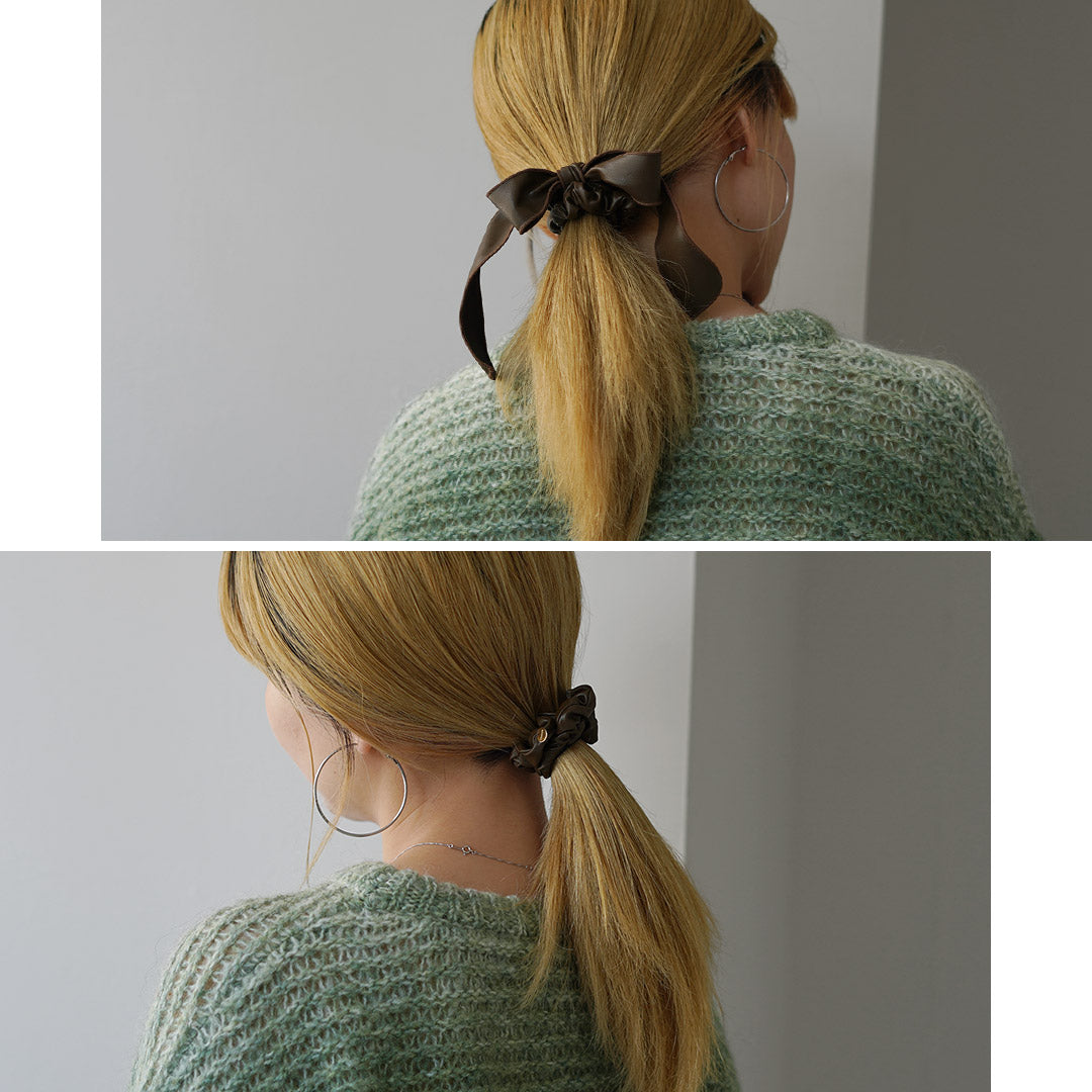 TRESSE（トレス） LOLA リボンシュシュ / レディース ヘアゴム ヘアアクセサリー 無地  LOLA ribbon chouchou