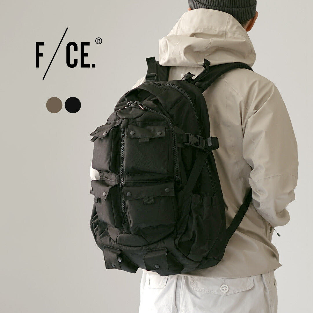 F/CE.（エフシーイー） タクティカル バックパック 32L / バッグ リュック キャリーオンバッグ 多機能 大容量 トラベル 旅行用 スーツケースベルト 420 re/cor TACTICAL BP